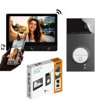 Kit Videoportero WiFi  Superficie Classe 300X Negro Bticino Tegui 363943