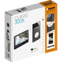 Kit Videoportero WiFi  Superficie Classe 300X Negro Bticino Tegui 363943