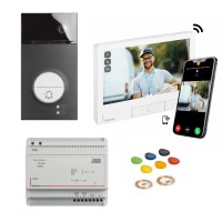 Kit Videoportero WiFi Classe 300X Blanco Bticino Tegui 363942