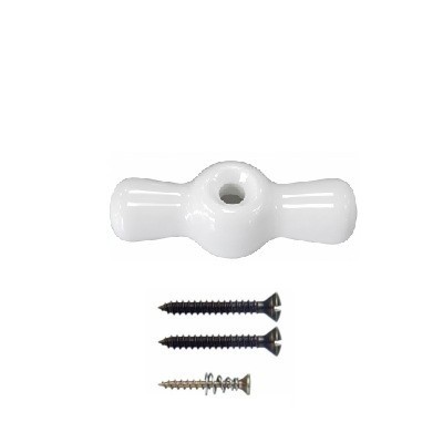 Manecilla Rotativa Porcelana Blanca Fontini Garby 30967171
