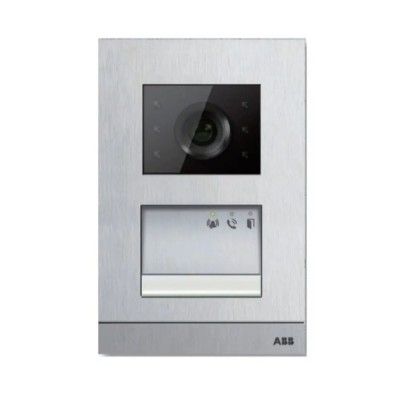 Placa videoportero Niessen Welcome ABB aluminio | Módulo audio vídeo