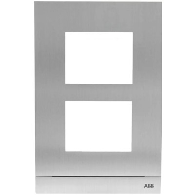Placa de calle tamaño 1/2 Aluminio Videoportero ABB W2412.10 AL