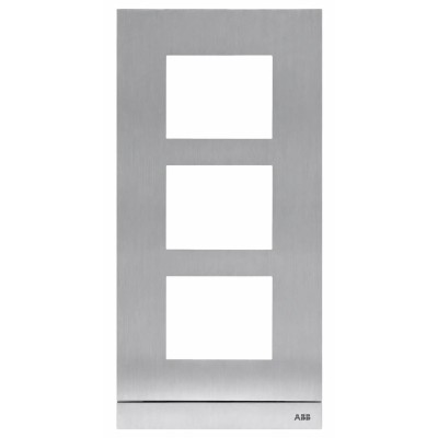 Placa de calle tamaño 1/3 Aluminio Videoportero ABB W2413.10 AL