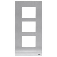 Placa de calle tamaño 1/3 Aluminio Videoportero ABB W2413.10 AL