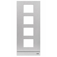 Placa de calle tamaño 1/4 Aluminio Videoportero ABB W2414.10 AL