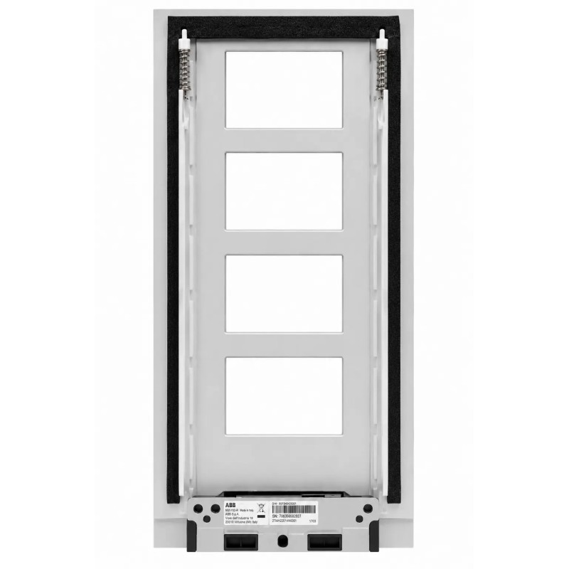 Placa de calle tamaño 1/4 Aluminio Videoportero ABB W2414.10 AL