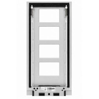Placa de calle tamaño 1/4 Aluminio Videoportero ABB W2414.10 AL