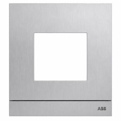 Placa de calle tamaño 1/1 Aluminio Videoportero ABB W2411.10 AL
