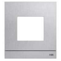 Placa de calle tamaño 1/1 Aluminio Videoportero ABB W2411.10 AL