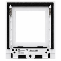 Placa de calle tamaño 1/1 Aluminio Videoportero ABB W2411.10 AL