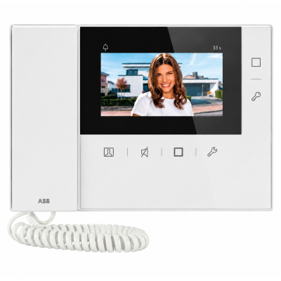 Monitor Videoportero ABB Welcome 4,3" con auricular WM22471-W