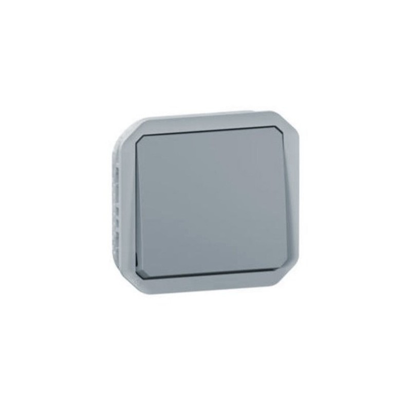 Pulsador NA 10A Componible Gris Legrand Plexo 069540L
