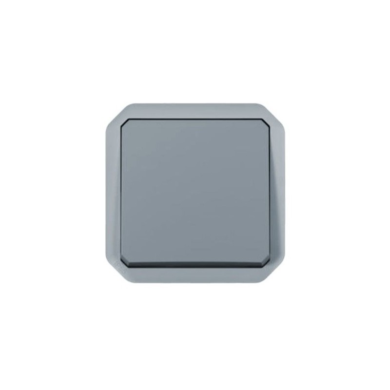 Pulsador NA 10A Componible Gris Legrand Plexo 069540L