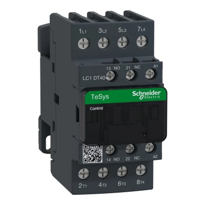 Contactor Schneider TeSys D  4P 40A 110V AC LC1DT40F7