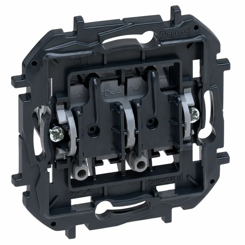 Pulsador Doble 6A 250V Legrand Niloé Step 864012