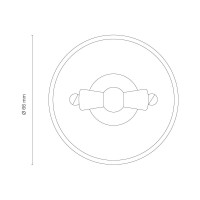 Interruptor-Conmutador Porcelana Cru 30308886 Fontini Garby