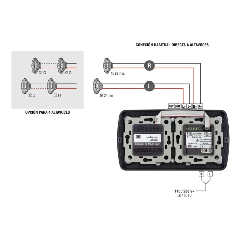 Kit Radio Bluetooth FM RDS 41020 Play&Sound EGI