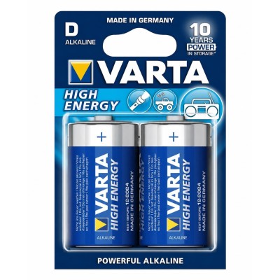 Pilas Alcalinas LR20 Varta Tipo D 1,5 V
