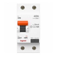 Interruptor Diferencial Superinmunizado Tipo F Legrand 2P 40A 30mA 432079
