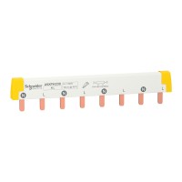 Peine de conexión bipolar Schneider 8 módulos Acti9 A9XPH208