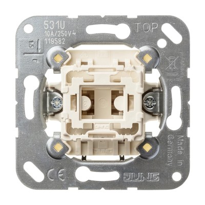 Pulsador unipolar NA JUNG 531 U 10A 250V