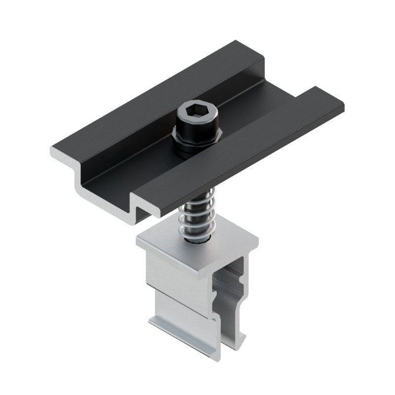 Presor central negro para placas solares SUNFER S11B