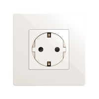 Base de enchufe Schuko Simon 270 Clean Modular 16A