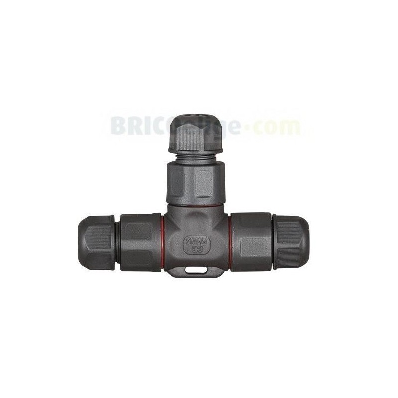 Conector para dos Empalmes Exteriores IP67