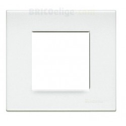 Placa Light Blanca 2 módulos N4802LB
