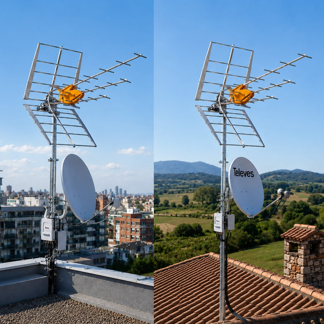 Antena TV y accesorios