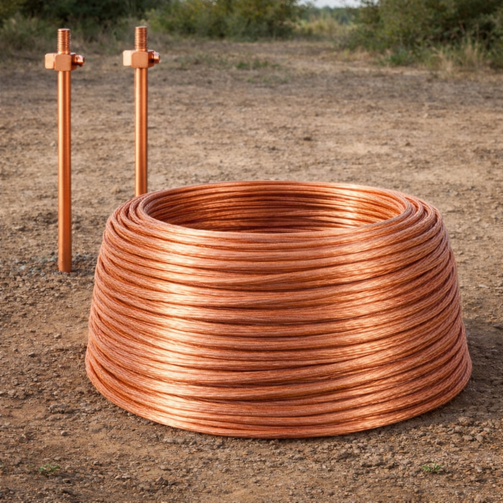 Cable de cobre desnudo