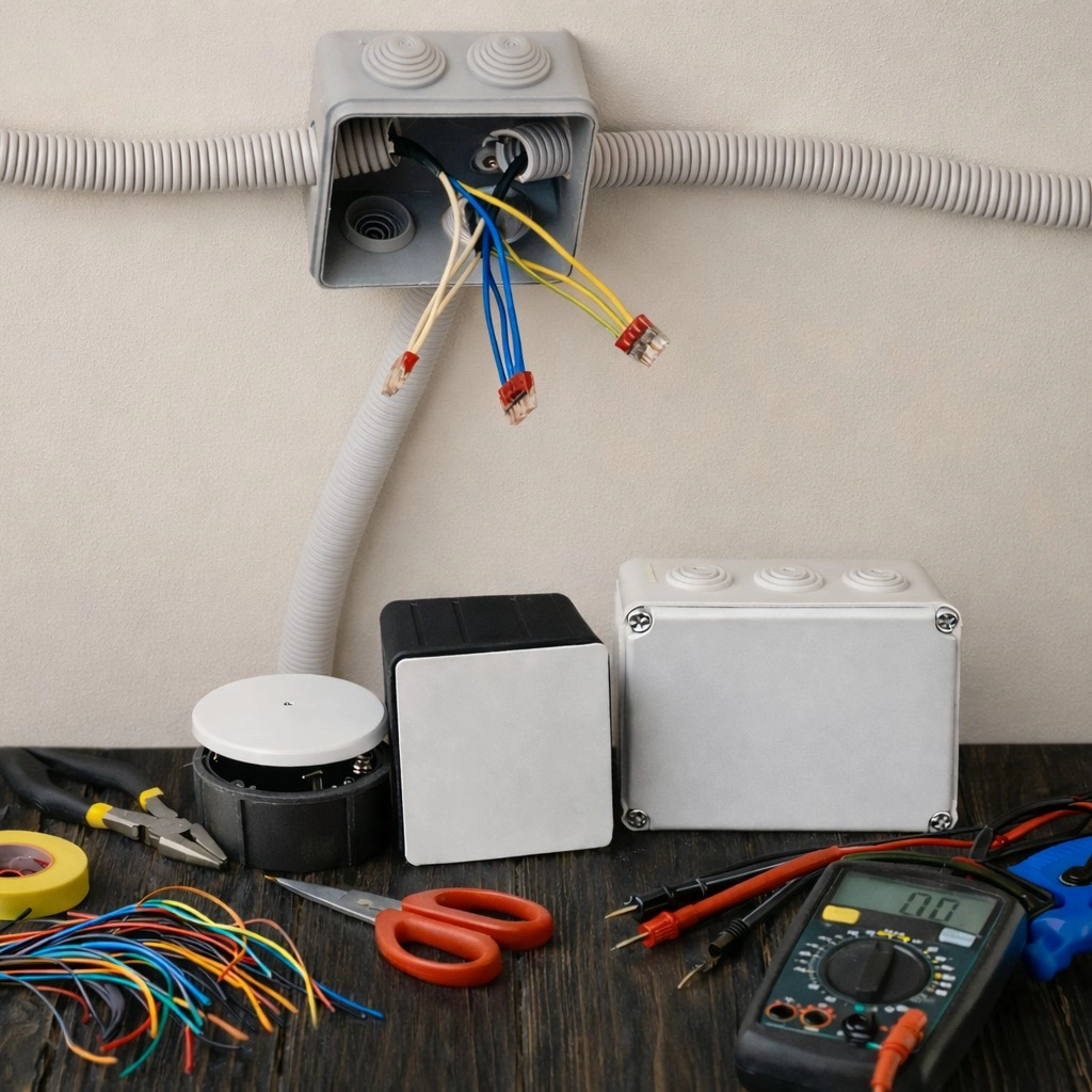 Cajas de registro y cajas de conexiones eléctricas