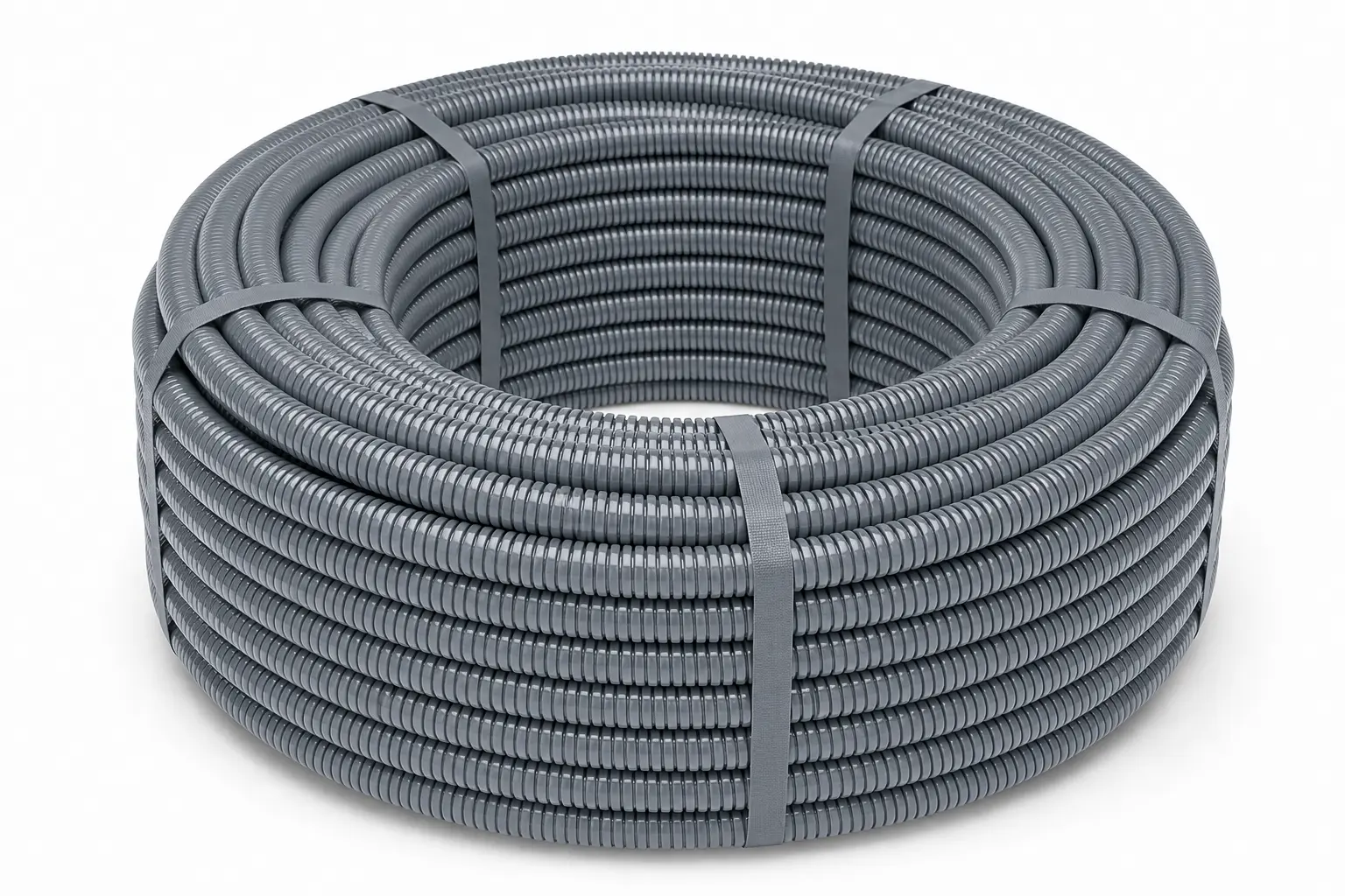 Tubo anillado ligero y muy flexible en poliamida PA6