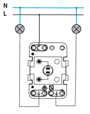 Mecanismo interruptor monopolar 8101 Niessen
